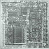 Ncleo del microprocesador 8080, compuesto por 4500 transistores